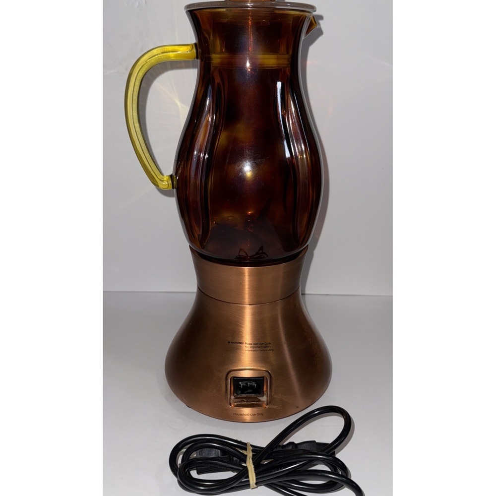 Jenn-Air Attrezzi Bar Blender Ice Crusher Glass 48oz Mixer- Amber - Picture 5 of 16